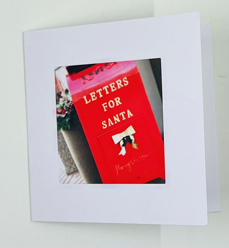 Holiday Collection Original Blank Photo Note Cards With Envelopes