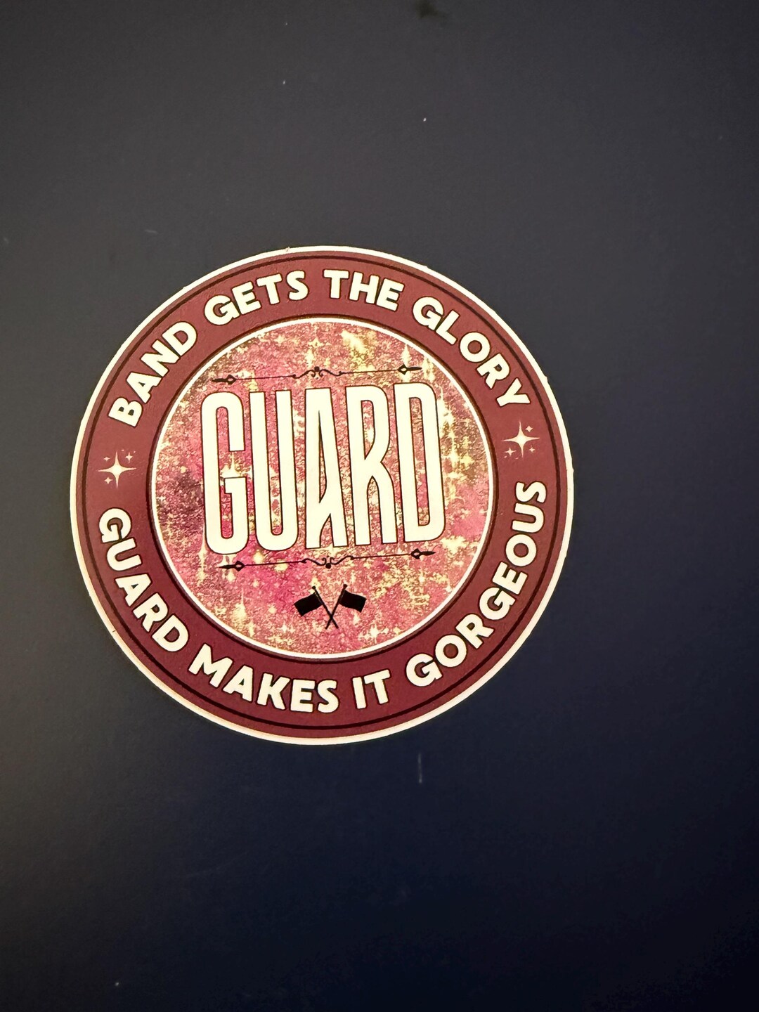 Guardicore Sticker Color Guard Sticker: Sassy Vintage-style 3