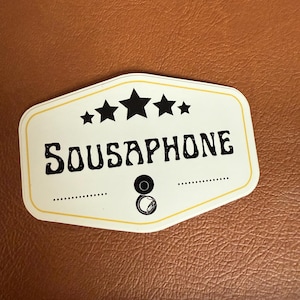 Sousaphone- 3” Logo sticker