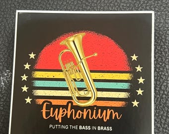 Euphonium Bass in Brass sticker