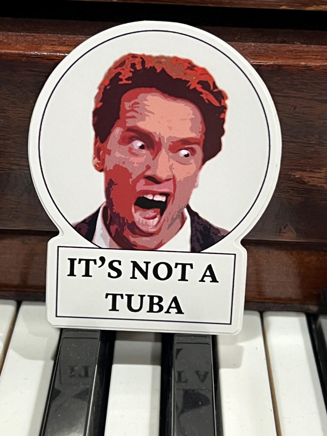 It’s Not a Tuba! 3” Sticker - Etsy