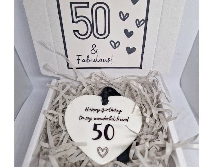 50th Birthday gift for woman, Best Friend 50th Birthday Gift