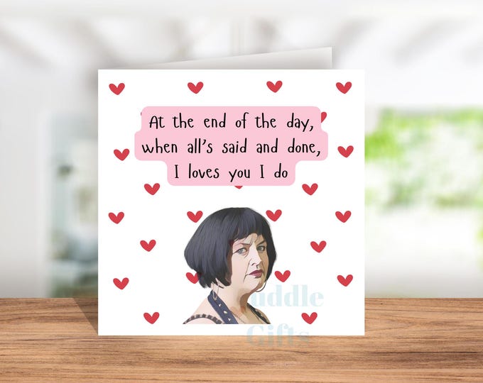 Funny Valentines Card for husband Boyfriend , I loves you I do