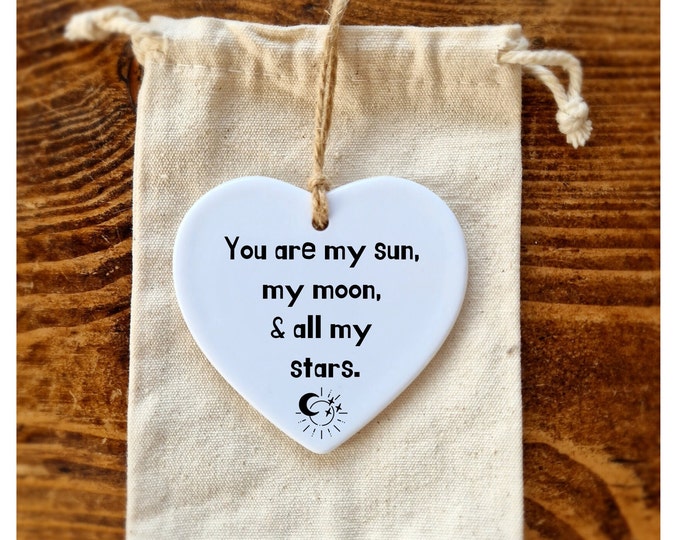 Gift for daughter Son , You are my Sun , Moon & Stars,