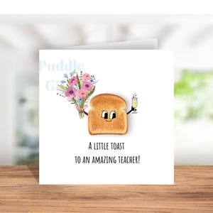 Carte de remerciement pour professeur