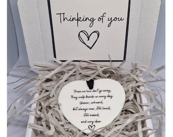 Sympathie Hart Stervenscadeau, Gecondoleerd Geschenkdoos