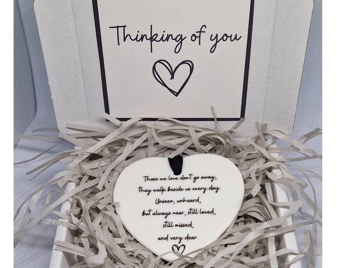 Sorry for your loss , Sympathy Heart Bereavement Gift , Condolences Gift Box