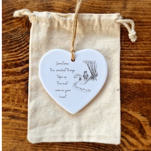 Sometimes the Smallest things ,Winnie the Pooh Quote Gift Ornament