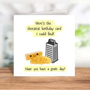 Cheesy Geburtstagskarte Lustige Geburtstagskarte für Freund Cheesiest Geburtstag