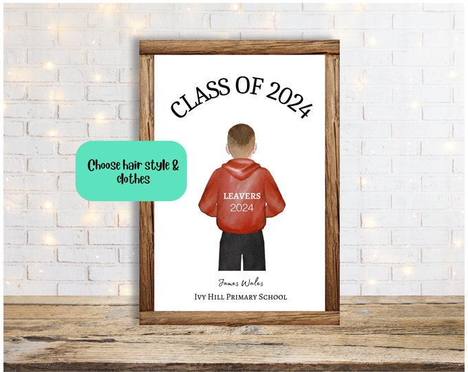 Leavers 2024 Gift, Primary School, High School Leavers, Class of 2024