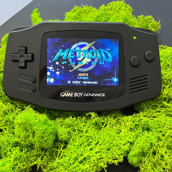 Game Boy Advance IPS mattschwarz