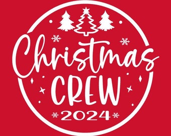 SVG anno equipaggio di Natale, design equipaggio di Natale, SVG Natale in famiglia, SVG Cricut, download del design di sublimazione