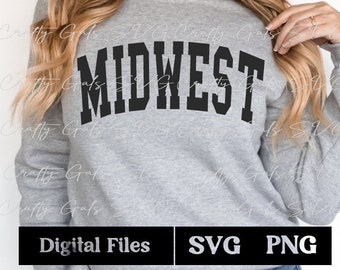 Midwest Block SVG, PNG, Midwest Design, Cricut SVG, Sublimation Design Download. Midwest Design