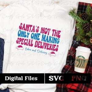 Labor and Delivery Nurse Christmas Shirt SVG