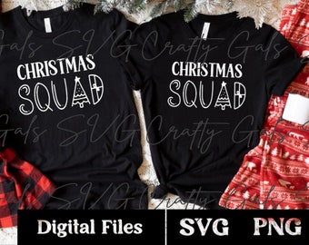 Squadra di Natale SVG, Design della squadra di Natale, Natale in famiglia SVG, Cricut SVG, Download del design a sublimazione