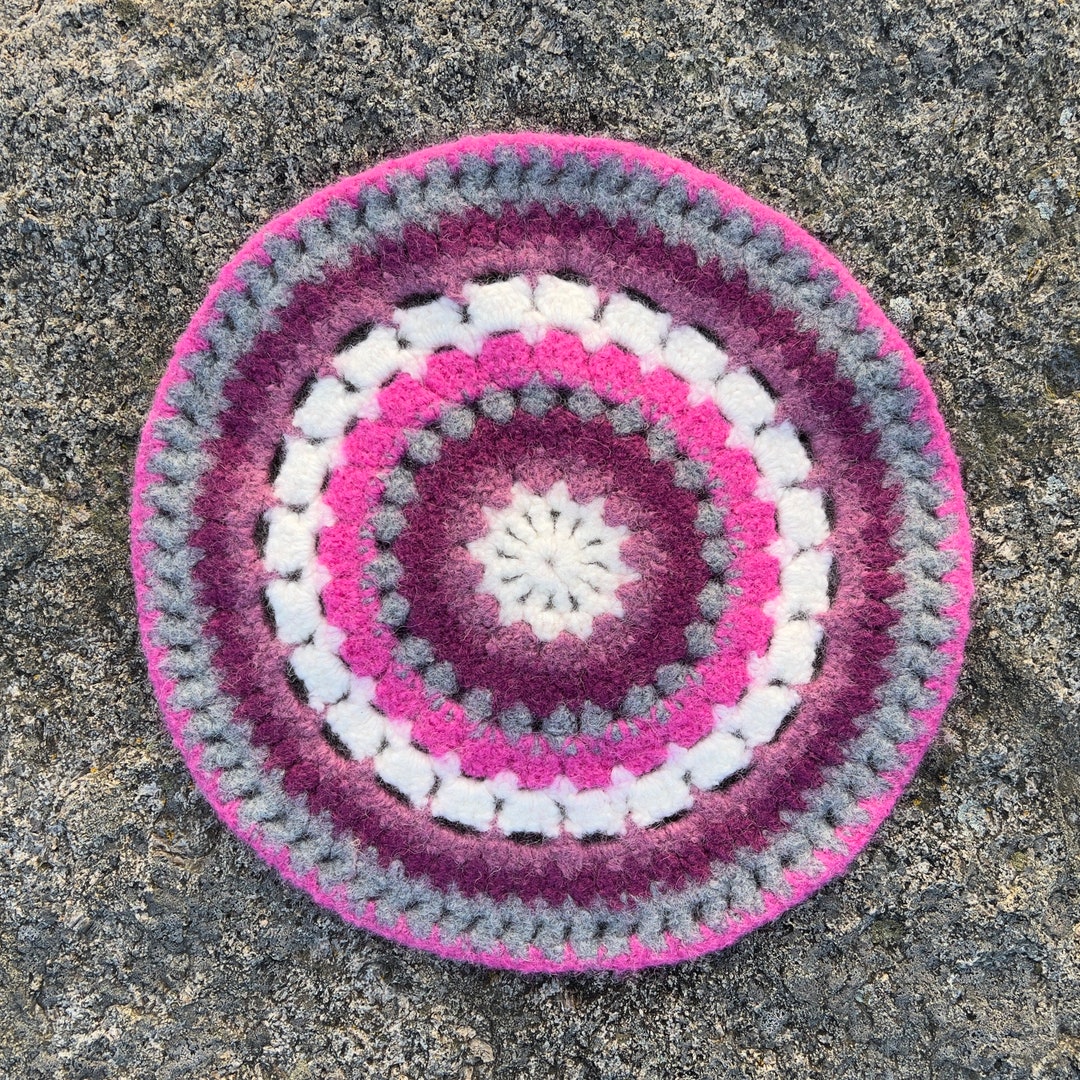 Wool Seat Cushion Floor Seating Bench Seat Pad Crochet Seat Etsy