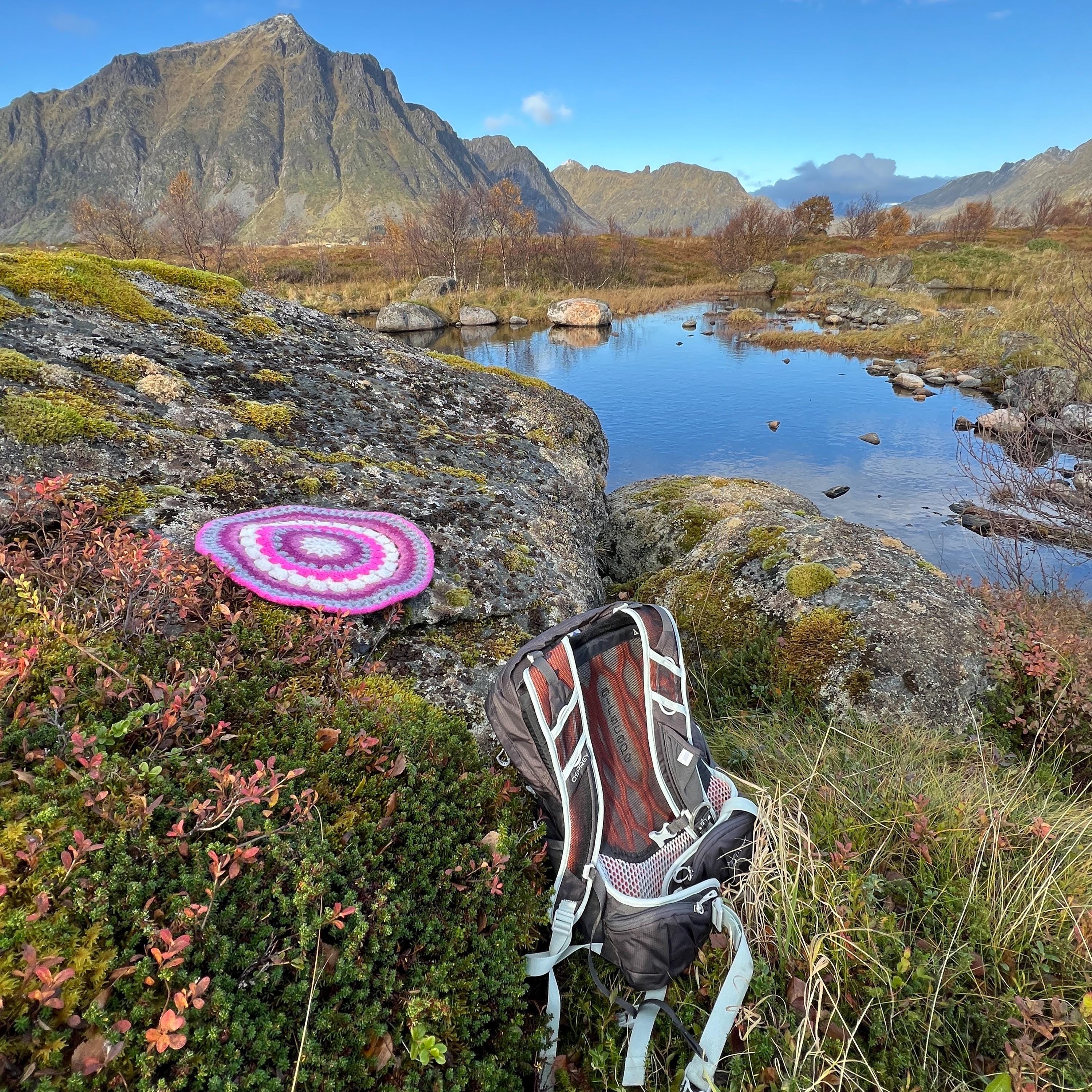 Outdoor Wool Cushion, Camping Supplies, Hiking Gift for Her
