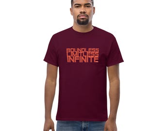 Camiseta clásica de algodón para hombre Boundless Limitless Infinite