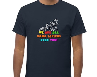 Camiseta clásica Homo Sapiens Evolution Hombre