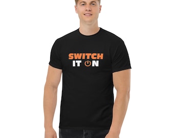 Camiseta clásica de algodón para hombre Switch It On Gay Fetish