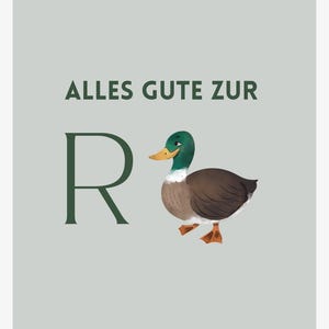 Greeting card Happy Retirement Duck, retirement card