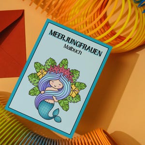 Téléchargement numérique : Livre de coloriage pour enfants Sirènes La Petite Sirène