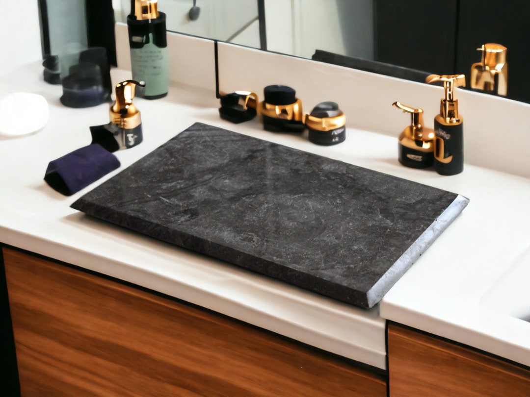 Elegant Marble Ottoman Tray Chic Coffee Table or Kitchen Etsy