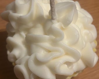 Lemon pound cake  scented soy wax cupcake candle