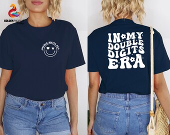 Double Digits Shirt, In My Double Digits Era Sweatshirt, Birthday Girl Hoodie, 10 Years Old Birthday, Ten Birthday Sweater, Girl Birthday