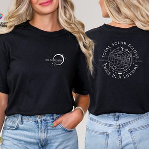 Total Solar Eclipse Twice in a Lifetime Shirt, Solar Eclipse Shirt, April 8th 2024, Solar Eclipse Sweatshirt, Astronomy Shirt, Solar Shirt