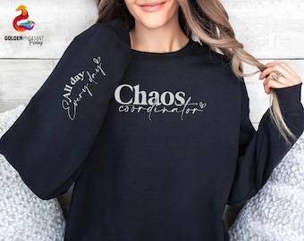 Chaos Coordinator Shirt, Funny Teacher Shirt, Chaos Coordinator Sweatshirt, Funny Mom Shirt, Mom Life Shirt, Teacher Gift, Mothers Day Shirt