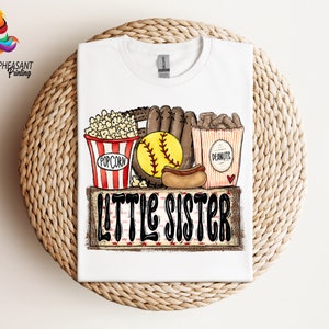 Softball Little Sister Biggest Fan shirt, Little Sister Shirt, Game Day Shirt, Softball Sis Shirt, Softball Lover Shirt, Toddler Girl Shirt