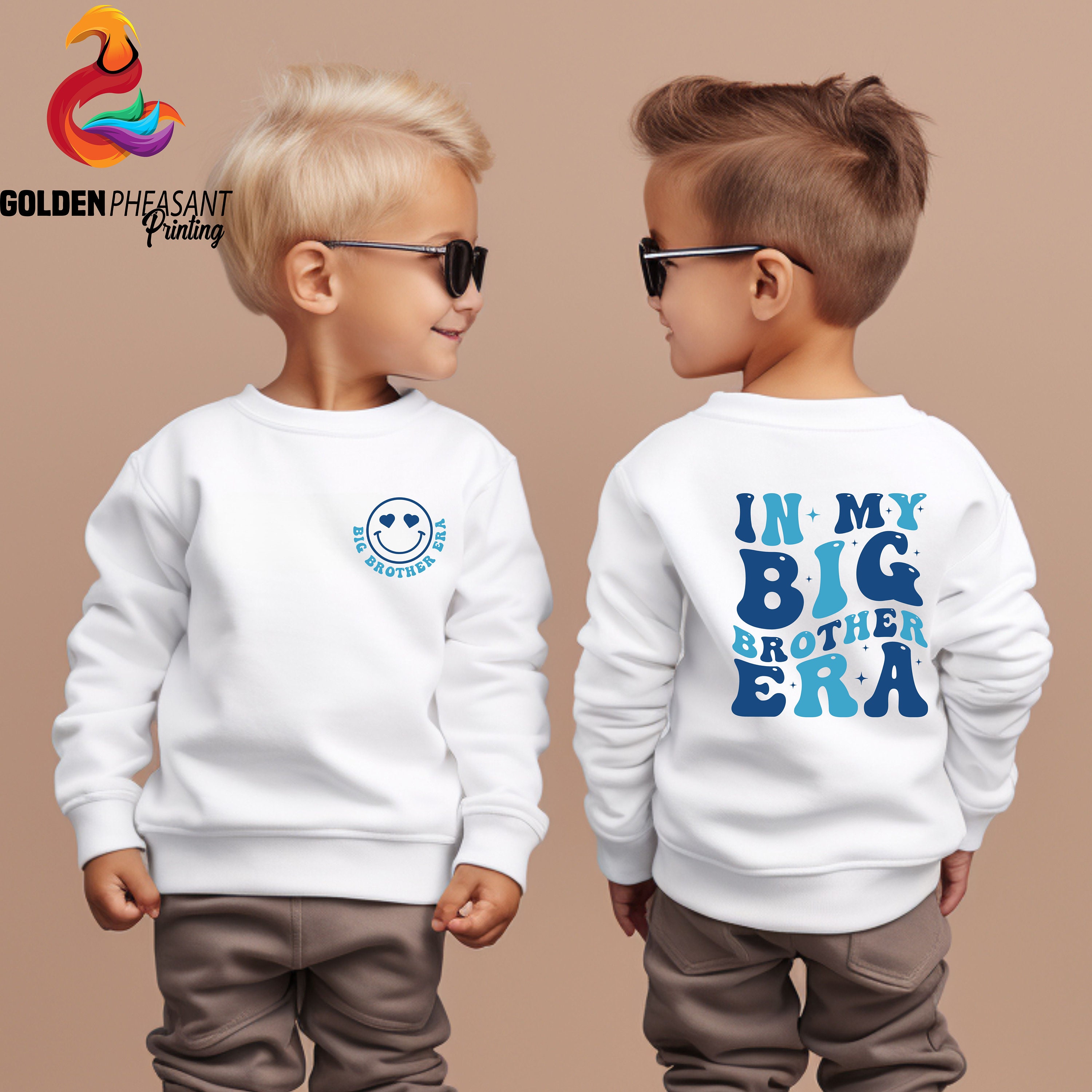 Big Bro Est 2026 Funny 'Promoted To Big Brother' Toddler T-Shirt - 100% Cotton Humor Gift For New Baby Sibling Big Brother Is Watching You Poster - Foto 3