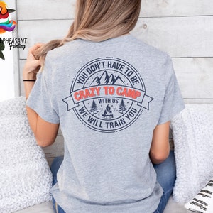 Funny Camping Shirt Etsy