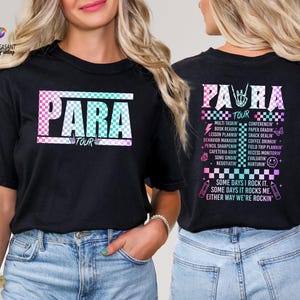 Retro Teacher Tour Shirt, Back To School Shirt, Teacher Life Shirt, Para Tour Shirt, Kindergarten Teacher Shirt, Trendy Front And Back Shirt