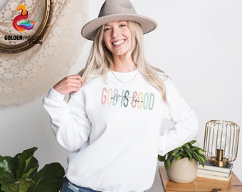 God is Good All The Time Shirt, God Lover Sweatshirt, Jesus Shirt, Church Shirt, Religious Women Gift, Christian Sweatshirt,Trendy God Shirt
