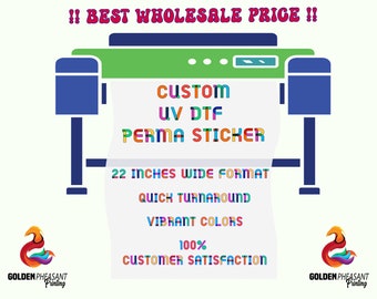 Custom UV DTF Gang Sheet, Custom Stickers, Decals, Stickers, Cup Wrap, Uv Dtf Transfers, Custom Perma Stickers, Uv Dtf Transfers