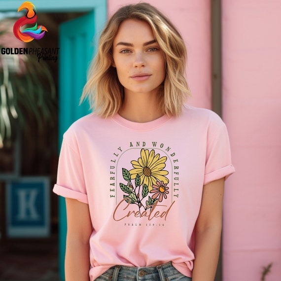 Fearfully and Wonderfully Created Floral Shirt Fearfully and Wonderfully Created Floral Shirt