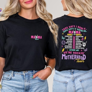 Motherhood Shirt, Some Days I Rock It, Mama Funny Tour Sweatshirt, Mother&#39;s Day Gift, Funny Mom Shirt, Mama Skeleton Hands Shirt, Mom Gifts