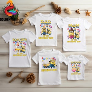 Family Matching Birthday Party Shirt, Funny  Character Shirt, Family Birthday Shirt, Lover Shirt, Kids Birthday Party Shirt