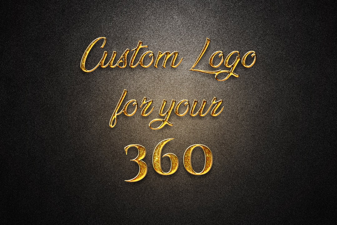 Custom Logo Stickers for 360 Photo Booth, Set of 2 Personalized Vinyl ...