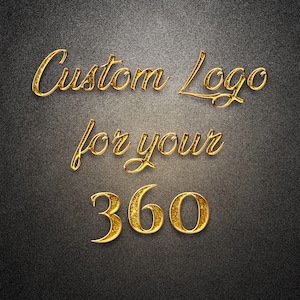 Custom LOGO for 360 Photo Booth. Sticker for the 360-photo booth.