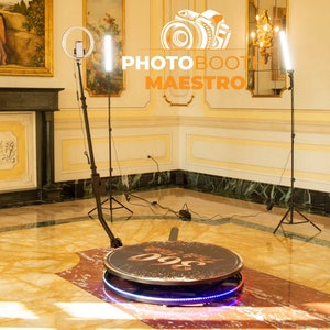 360 Photo booth. 360 Video booth. Automatic 360 spinner. 360 Booth video. 360 Photobooth. 360 Machine image 3