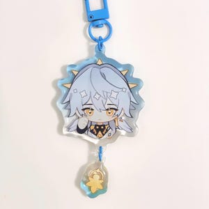 Honkai Star Rail Aventurine, Dan Heng, Sunday, Phainon HSR Acrylic Keychain & Sticker image 7