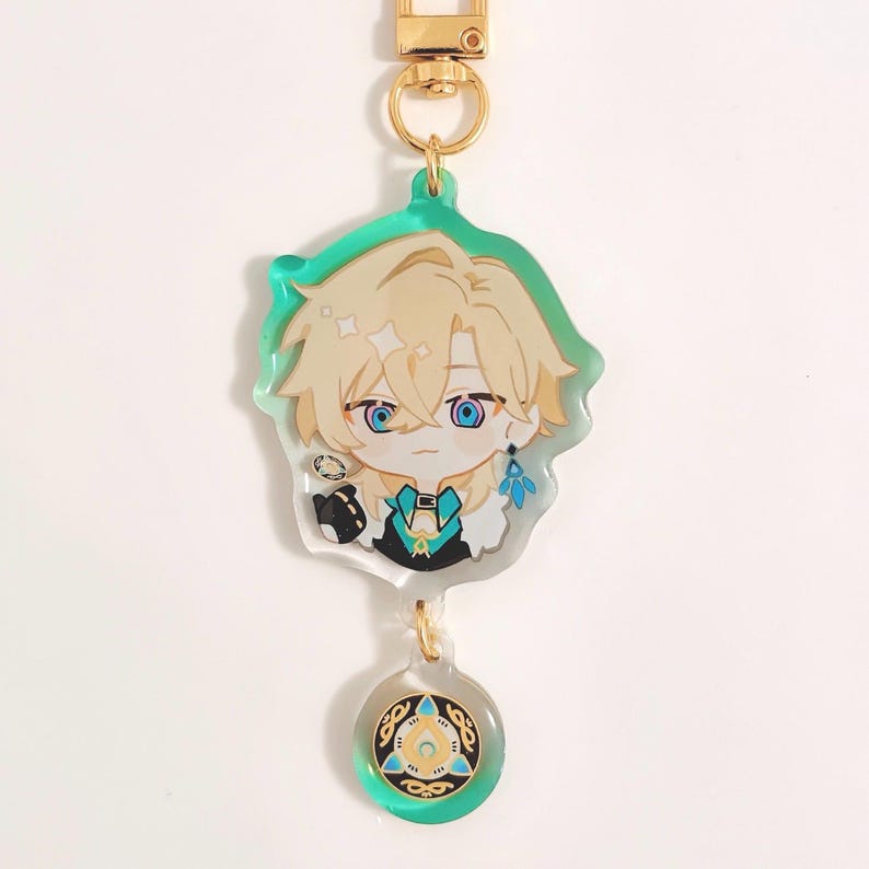 Honkai Star Rail Aventurine, Dan Heng, Sunday, Phainon HSR Acrylic Keychain & Sticker image 6