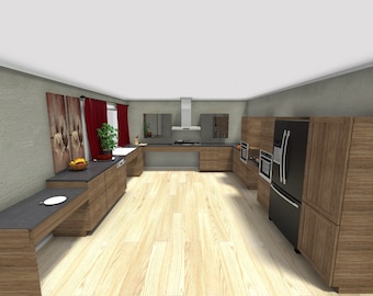 Accessible Kitchen Design 2D-3D, Küchendesigner für eingeschränkte Beweglichkeit - Küchendesigner für jede Beweglichkeit - zugänglicher Küchendesigner