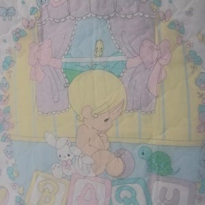 Precious Moments Baby Quilt New