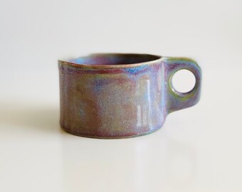 Stoneware Coffee Cup, Pottery Cup with Handle, Tea Mug, Stoneware Glazed Mug, Handcrafted Cup, Latte Mug, Cappuccino Mug, Mothers Day Gift
