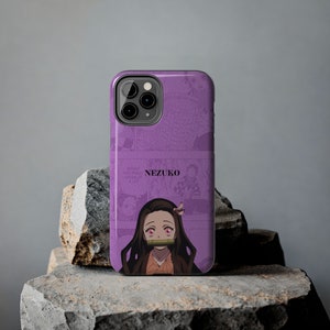 Demon Slayer Characters Tough Phone Cases, Nezuko, Tanjiro, Inosuke, Zenitsu. Anime Phone Case, Anime gift, BestFriends Gift, Birthday gift.