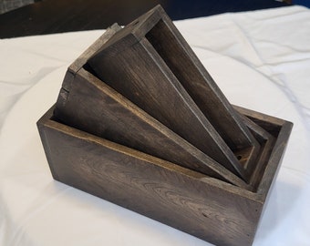 wood boxes